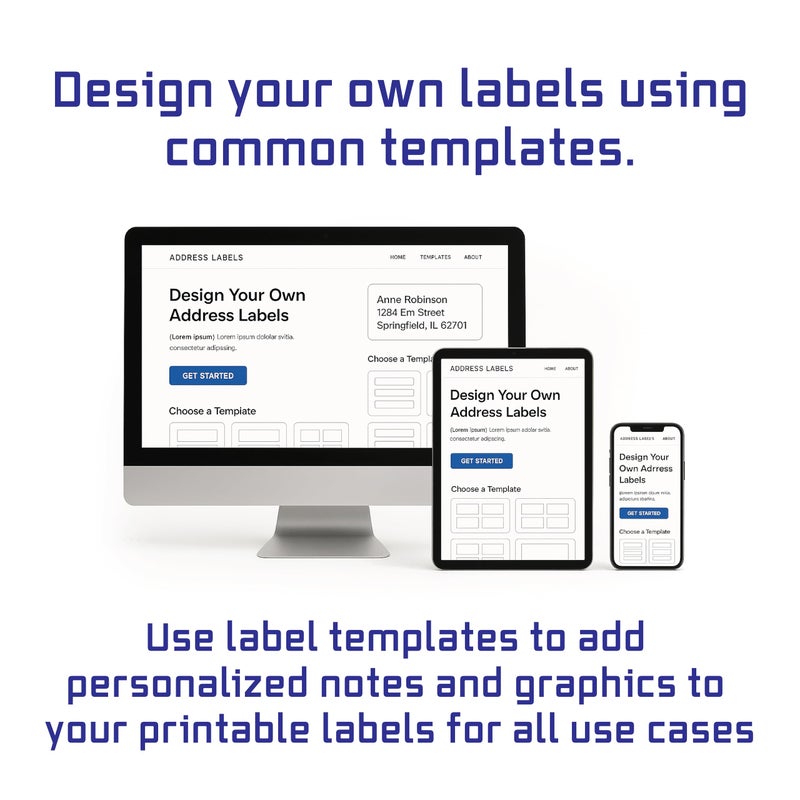 Blank Labels CD/DVD Label Full Face | Qty 50 Disc, 100 Spine | 25 Sheets Total | Permanent White Matte | Compatible with Inkjet and Laser Printer | Blank Labels - Image 2